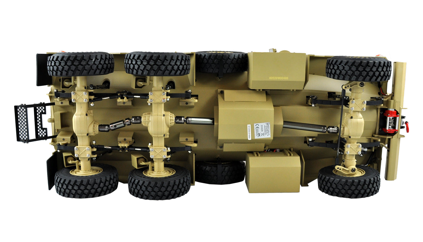 US-Militärfahrzeug MRAP 6x6 Licht, Sound & Rauch 1:12 RTR