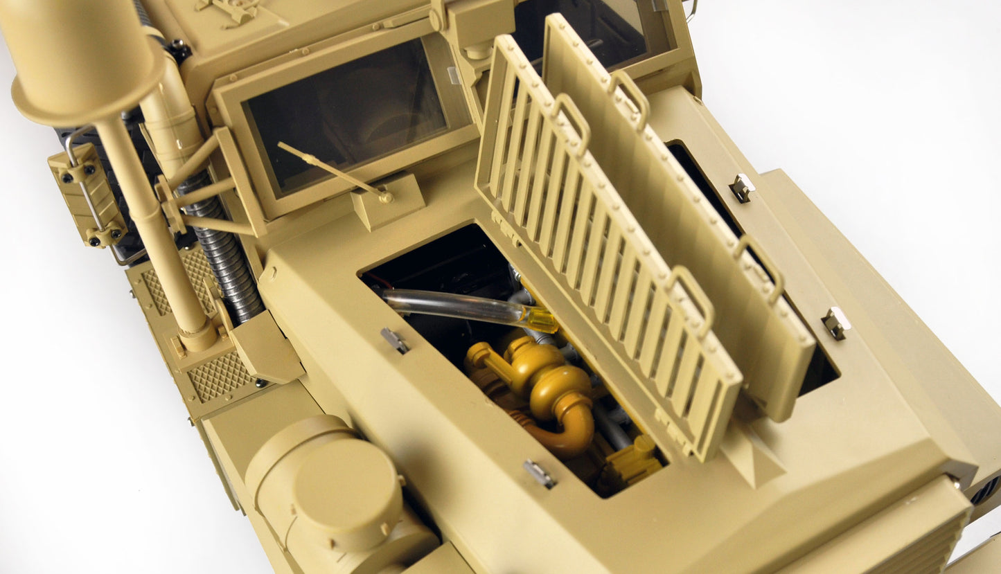 US-Militärfahrzeug MRAP 6x6 Licht, Sound & Rauch 1:12 RTR