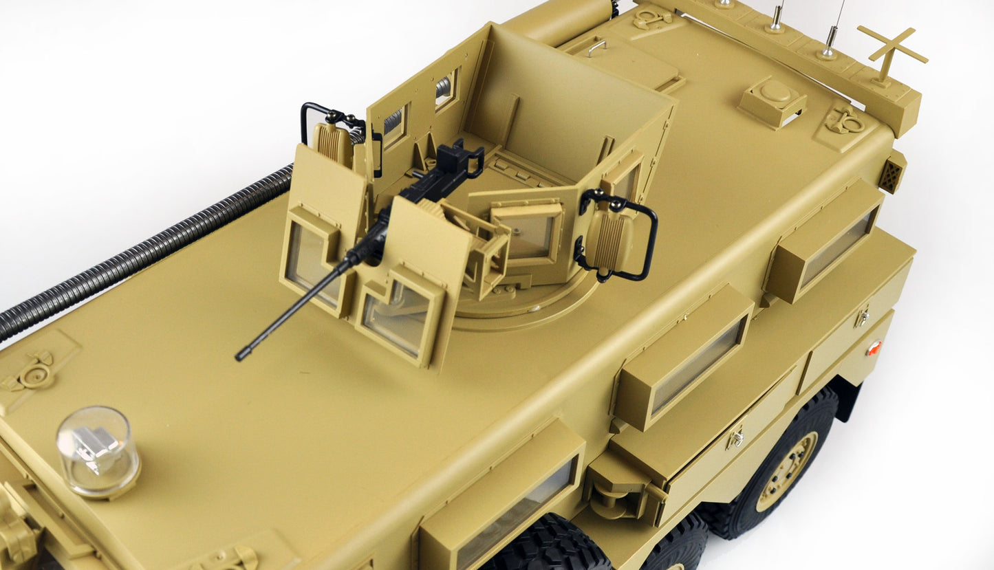 US-Militärfahrzeug MRAP 6x6 Licht, Sound & Rauch 1:12 RTR