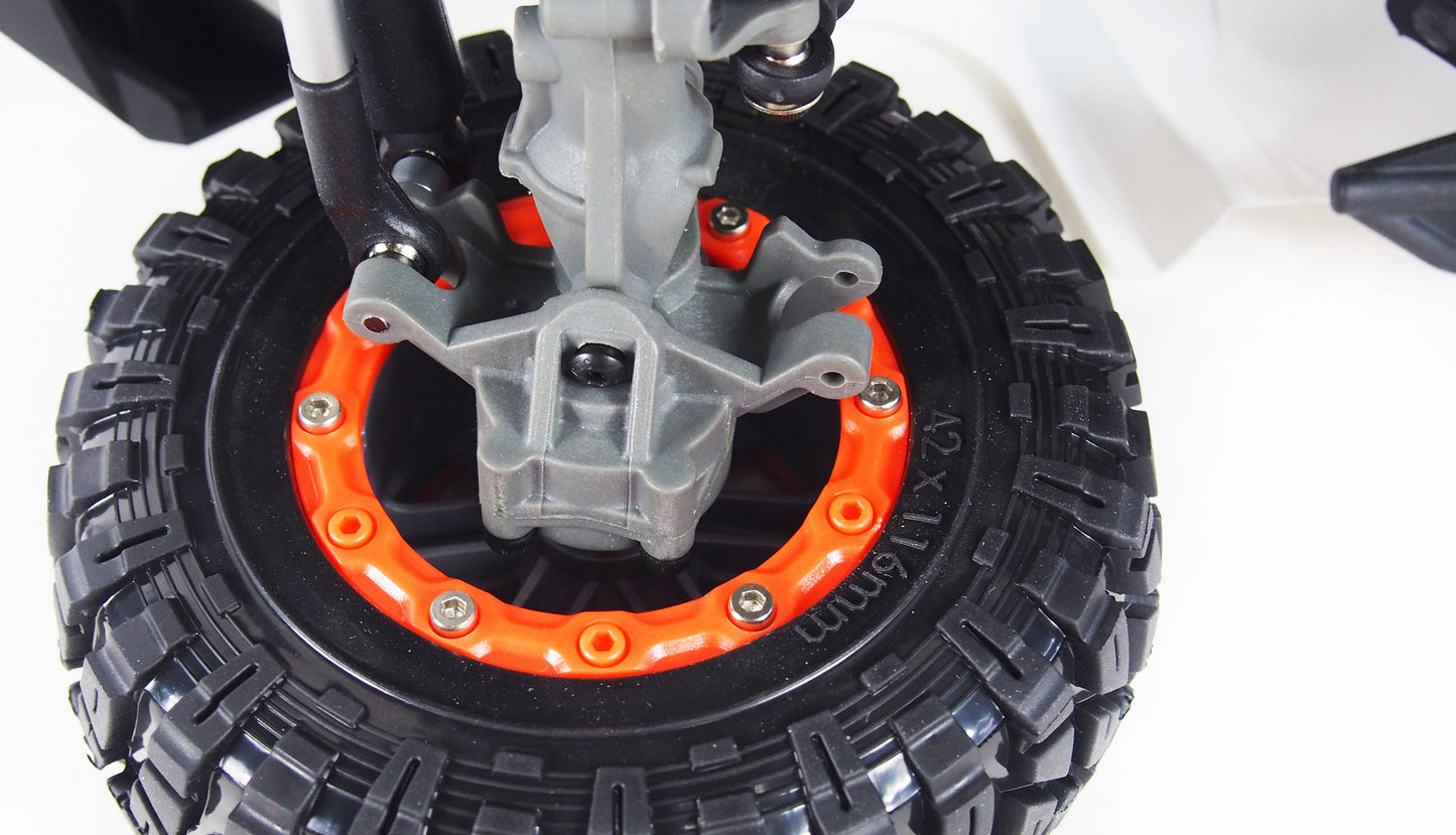 AMXRock RCX10B Scale Crawler Pick-up 1:10 RTR White
