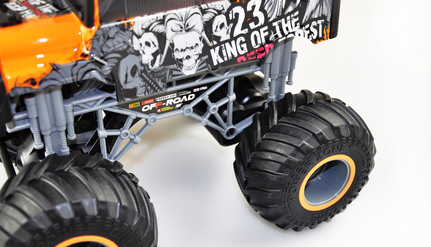 Crazy SchoolBus Monster Truck 1:16 RTR Yellow