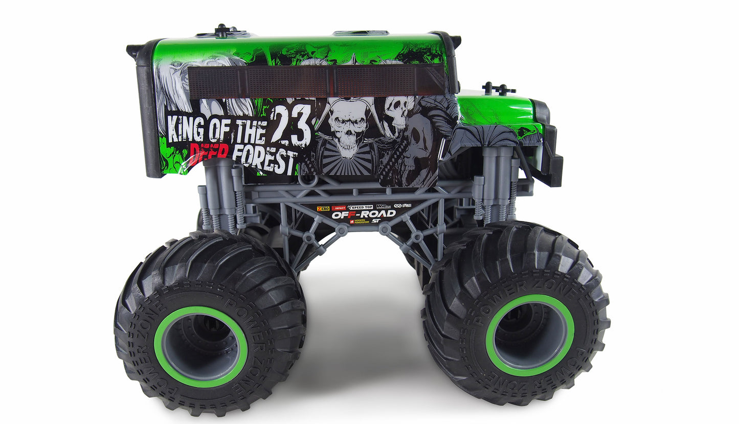 Crazy SchoolBus Monster Truck 1:16 RTR Green