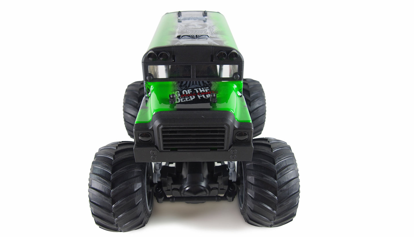 Crazy SchoolBus Monster Truck 1:16 RTR Green