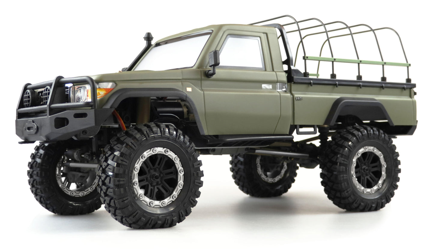 AMXRock RCX10BS Scale Crawler Pick-up 1:10 RTR mattgrün