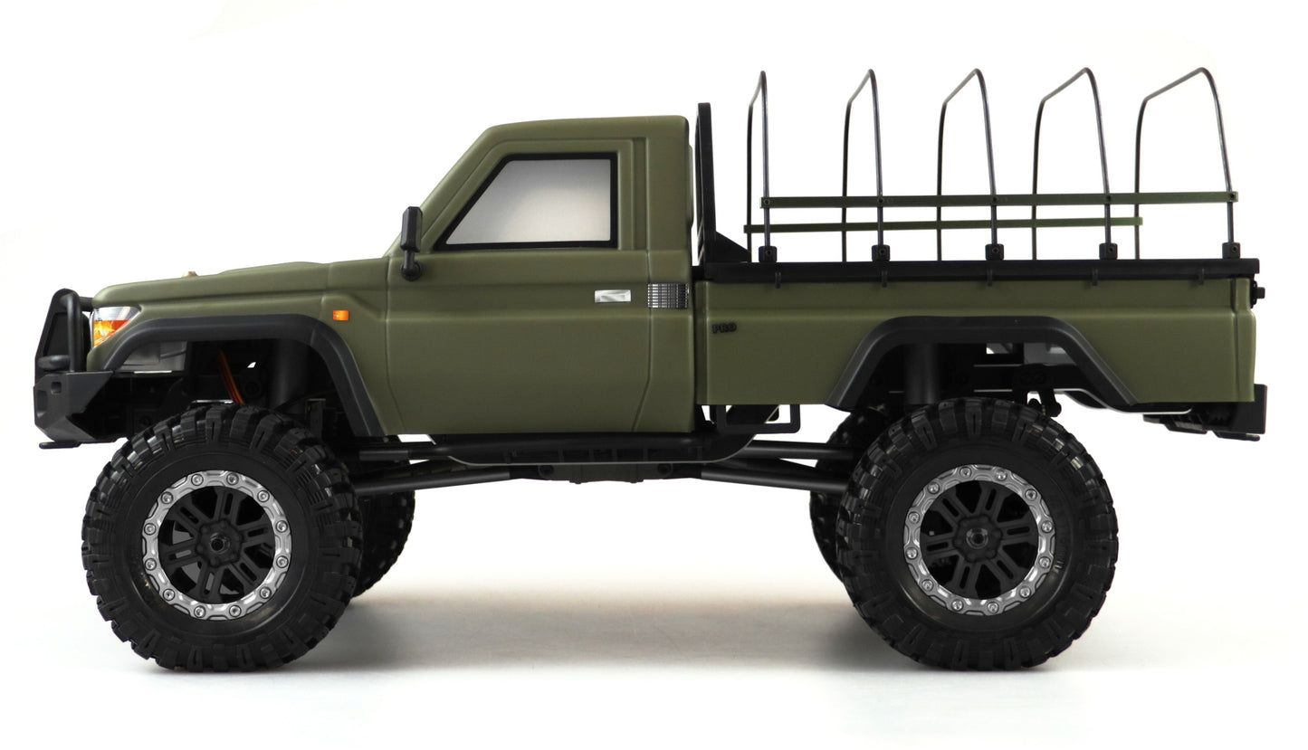 AMXRock RCX10BS Scale Crawler Pick-up 1:10 RTR mattgrün