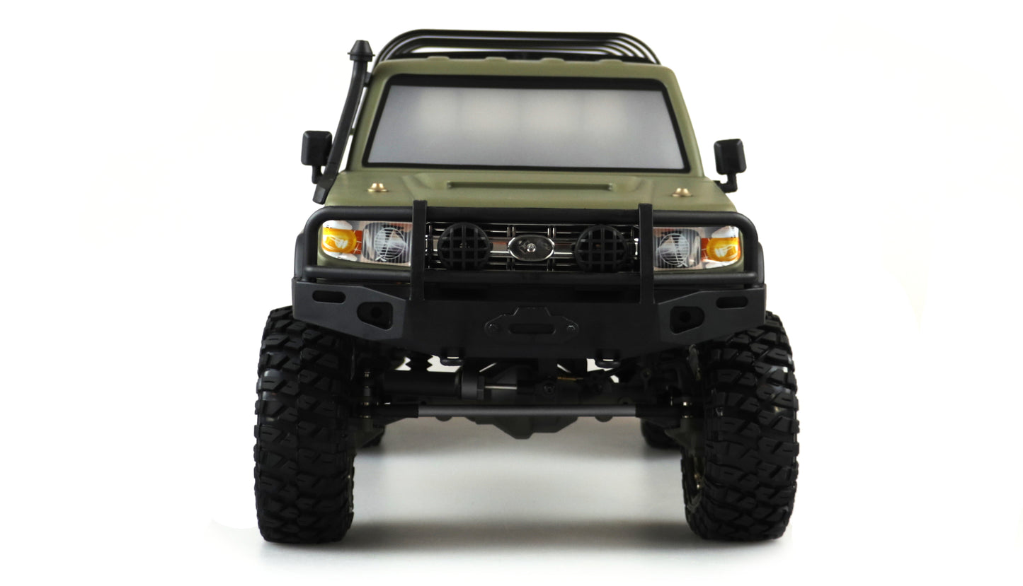 AMXRock RCX10BS Scale Crawler Pick-up 1:10 RTR mattgrün