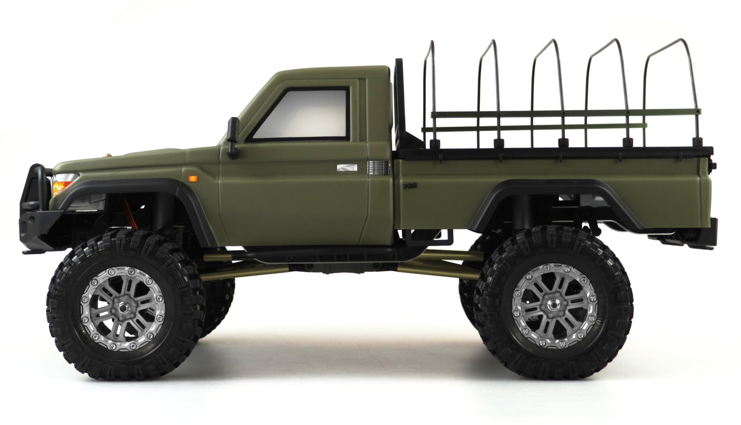 AMXRock RCX10PS Scale Crawler Pick-up 1:10 RTR mattgrün