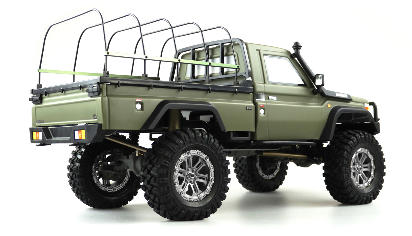 AMXRock RCX10PS Scale Crawler Pick-up 1:10 RTR mattgrün