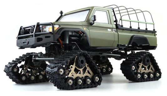 AMXRock RCX10BTS Scale Crawler Pick-up 1:10 RTR mattgrün