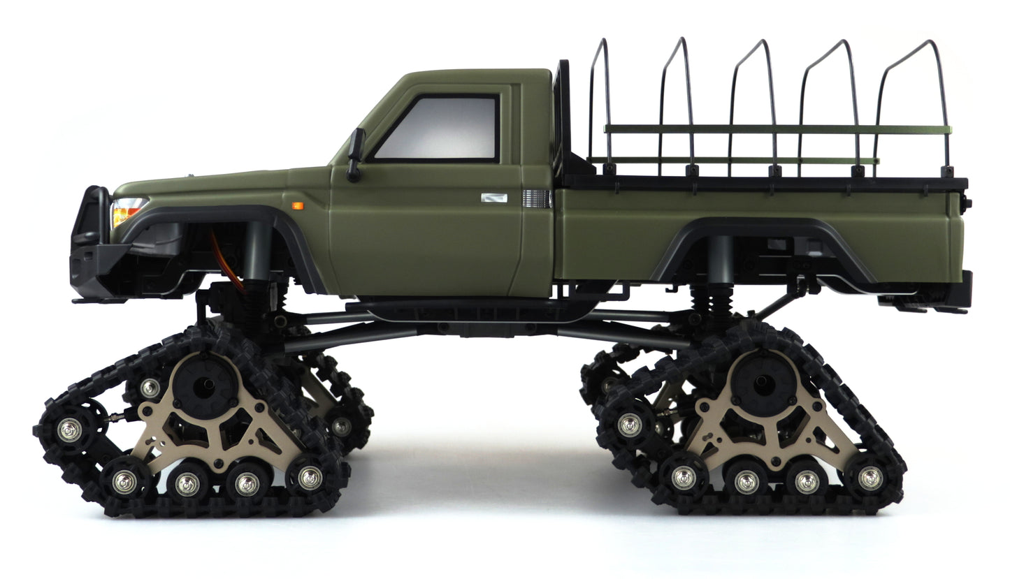 AMXRock RCX10BTS Scale Crawler Pick-up 1:10 RTR mattgrün