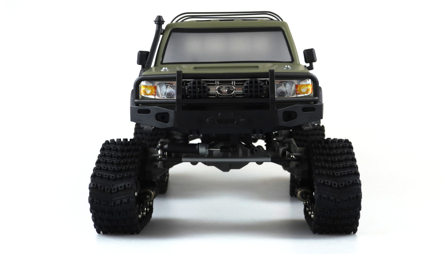 AMXRock RCX10BTS Scale Crawler Pick-up 1:10 RTR mattgrün