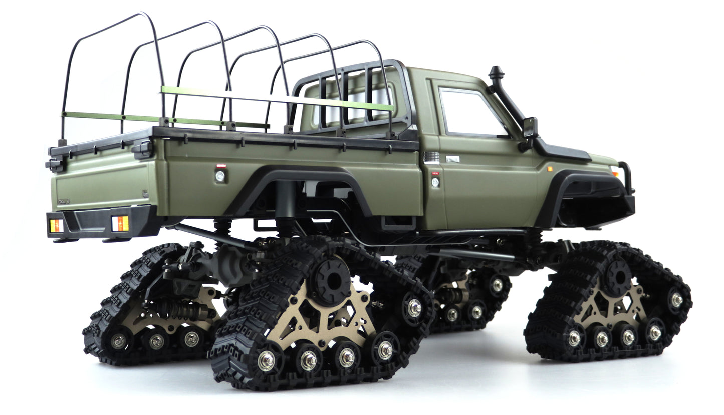 AMXRock RCX10BTS Scale Crawler Pick-up 1:10 RTR mattgrün