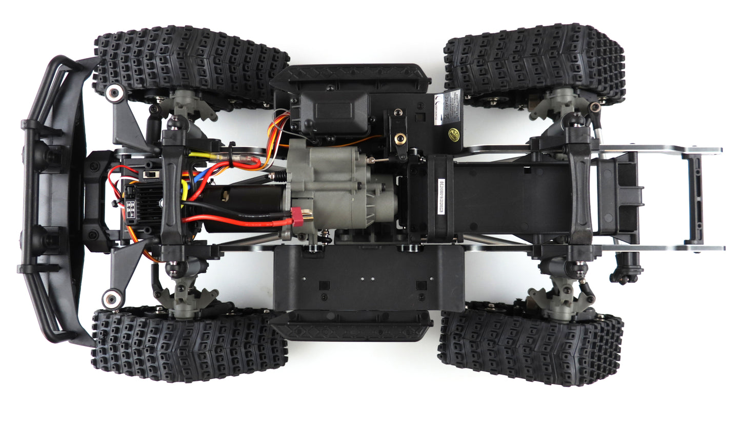 AMXRock RCX10BTS Scale Crawler Pick-up 1:10 RTR mattgrün