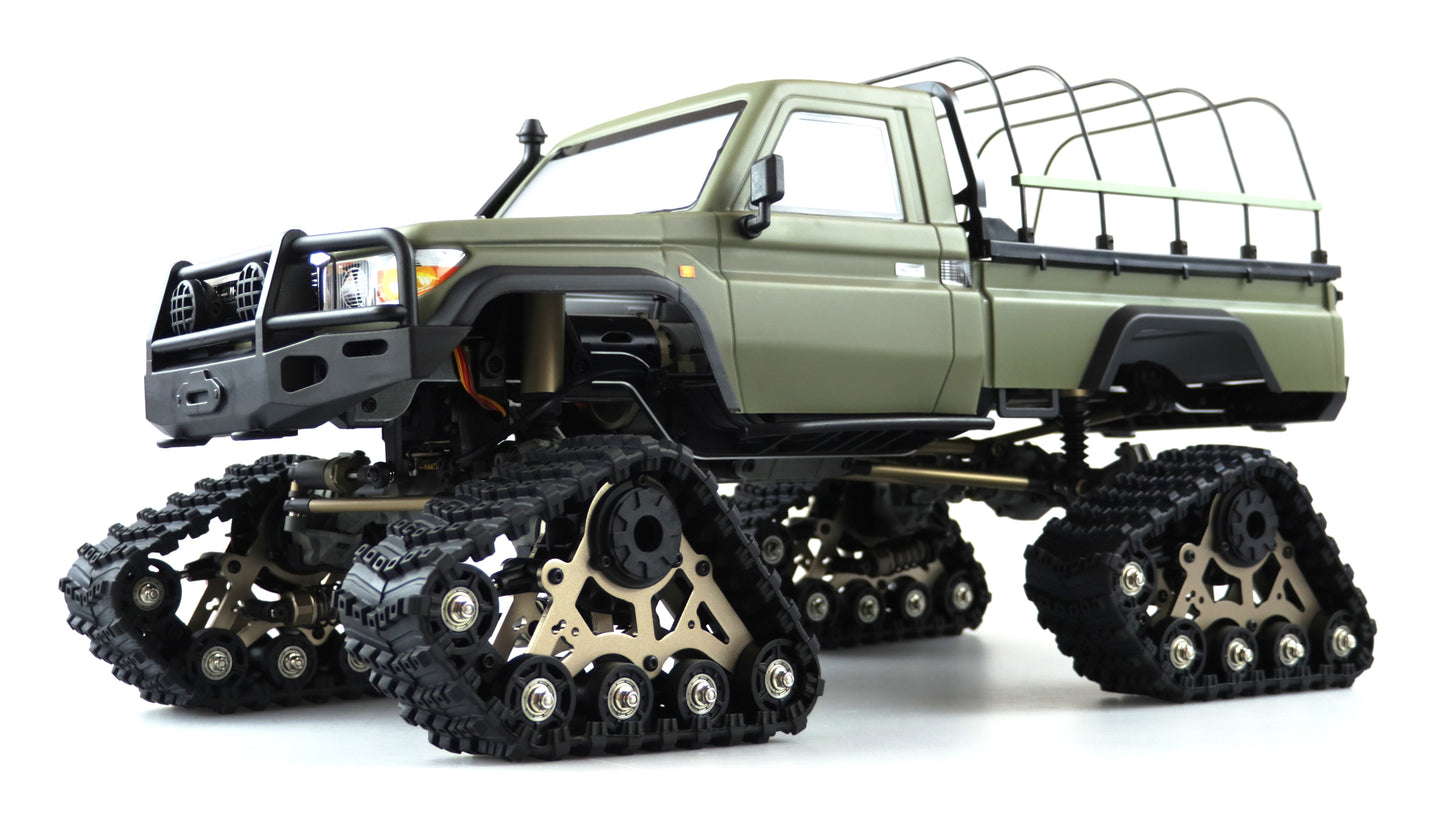 AMXRock RCX10PTS Scale Crawler Pick-up 1:10 RTR mattgrün