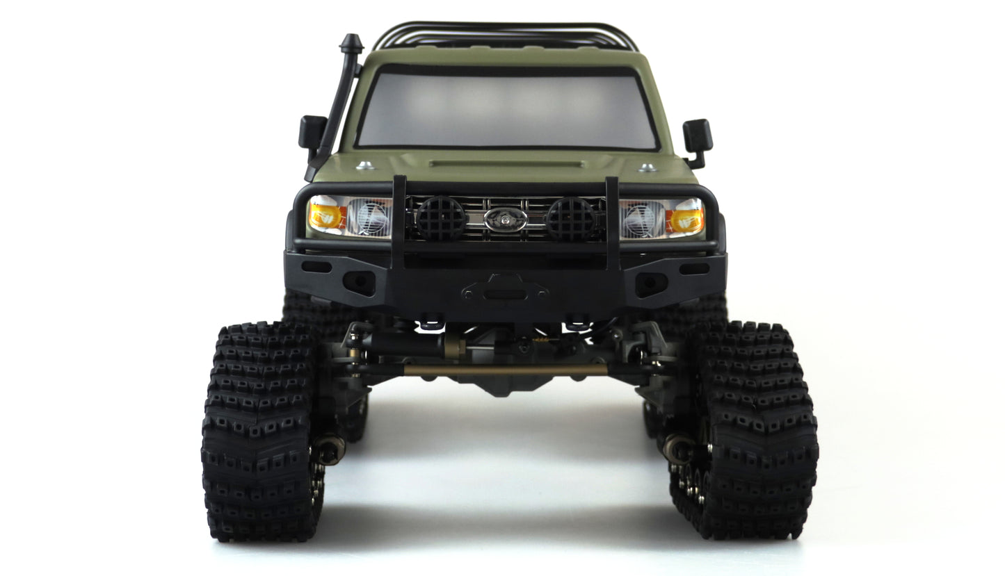 AMXRock RCX10PTS Scale Crawler Pick-up 1:10 RTR mattgrün