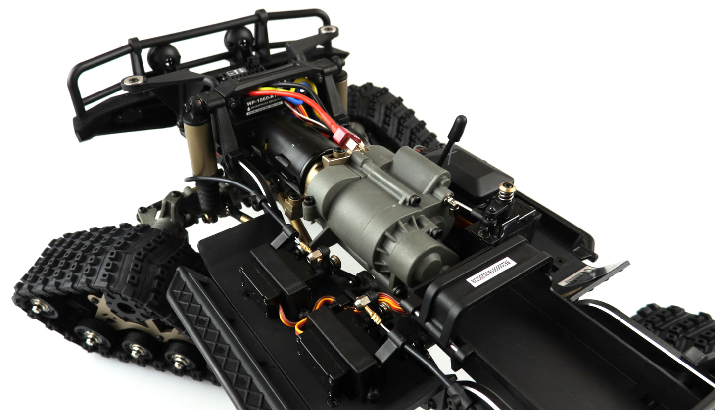 AMXRock RCX10PTS Scale Crawler Pick-up 1:10 RTR mattgrün
