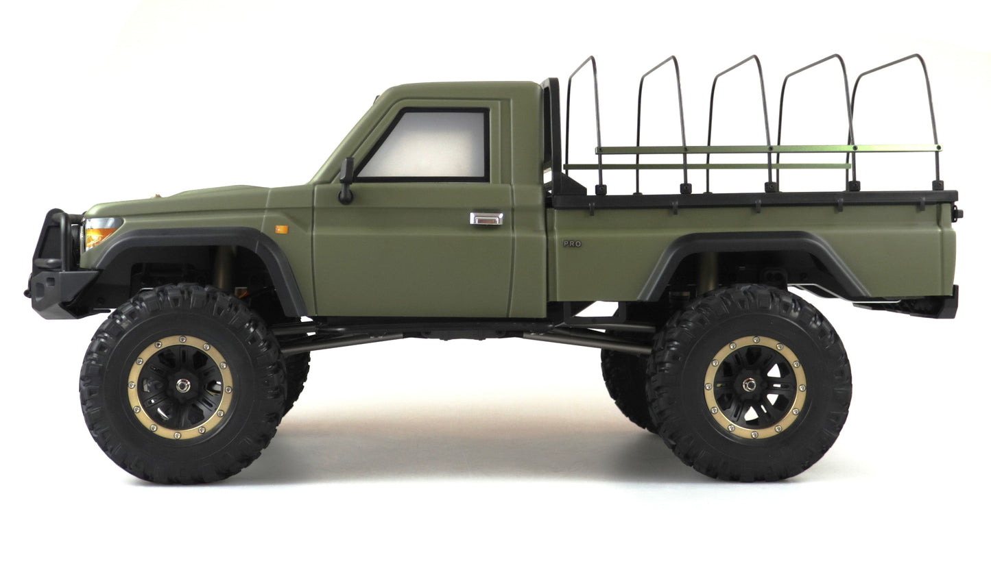 AMXRock RCX8BS Scale Crawler Pick-Up 1:8 RTR mattgrün
