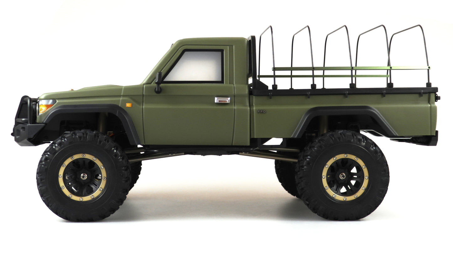 AMXRock RCX8PS Scale Crawler Pick-up 1:8 RTR mattgrün