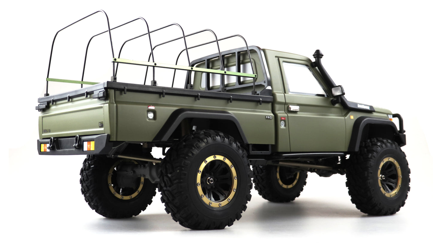 AMXRock RCX8PS Scale Crawler Pick-up 1:8 RTR mattgrün