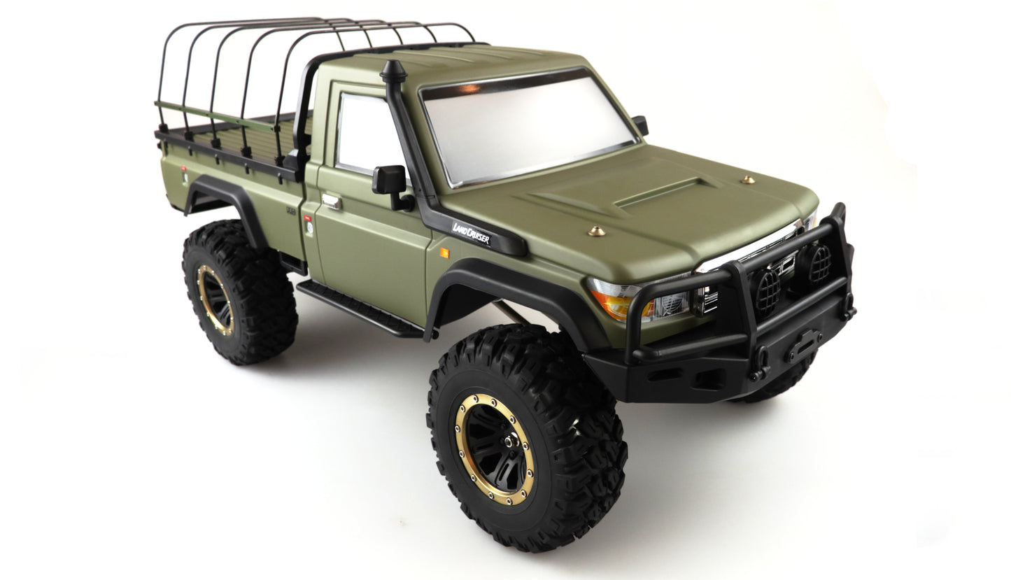 AMXRock RCX8PS Scale Crawler Pick-up 1:8 RTR mattgrün