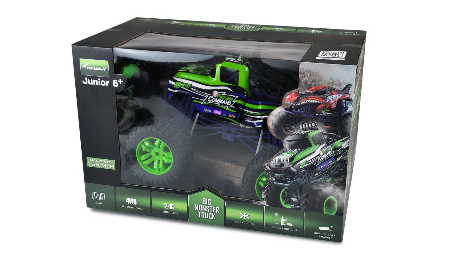 Green Command Big Monstertruck 1:10 RTR