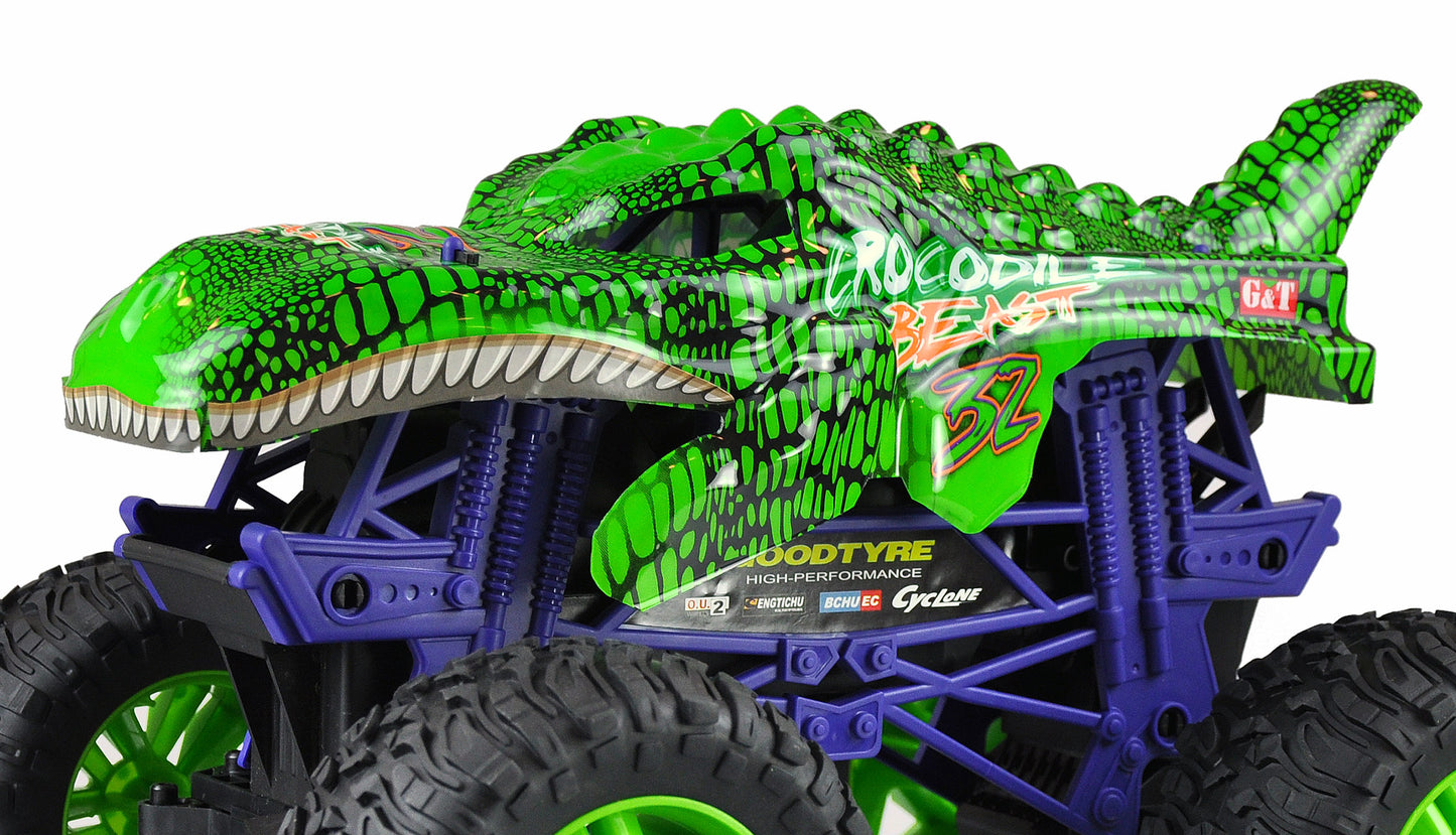 Green Crocodile Beast Big Monstertruck 1:10 RTR
