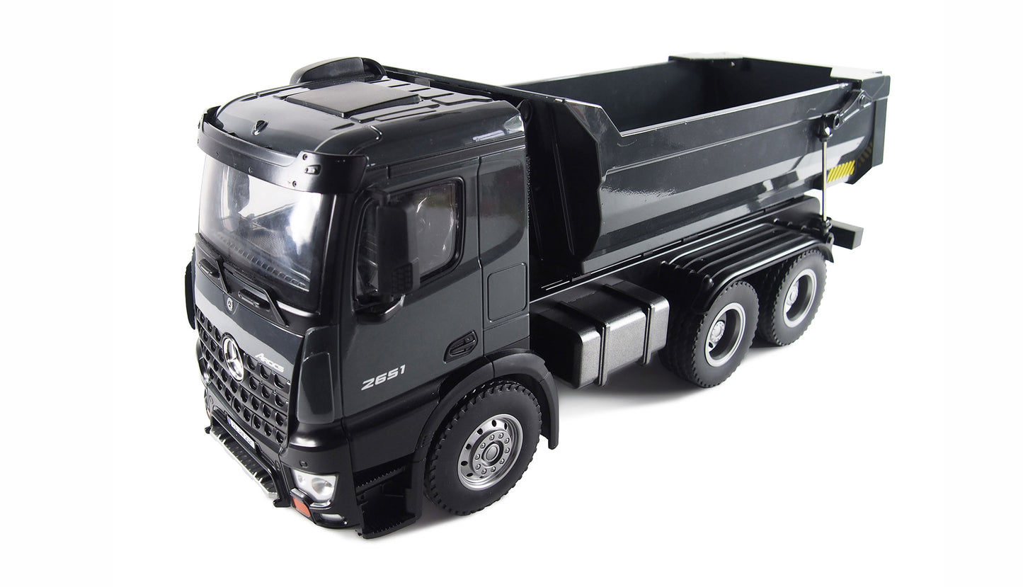 Mercedes-Benz Arocs Truck Kipper PRO Metal V2 RTR Gray