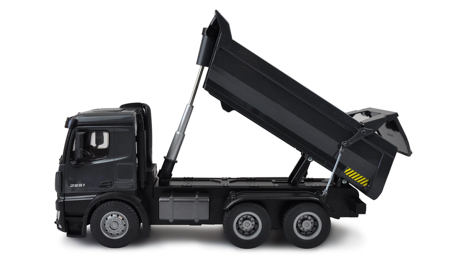 Mercedes-Benz Arocs Truck Kipper PRO Metal V2 RTR Gray