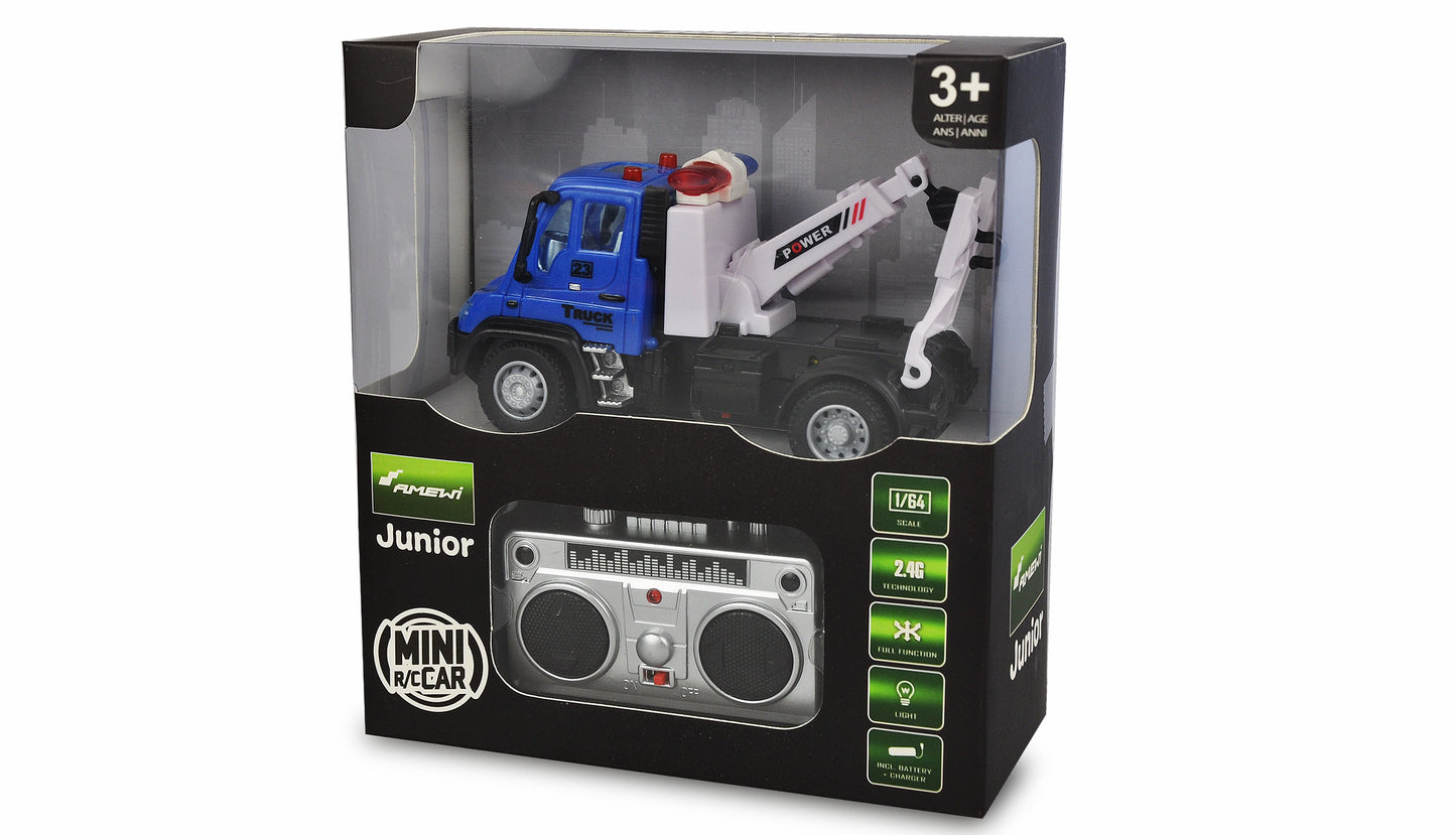 Mini Truck Abschleppfahrzeug 1:64 RTR Blue