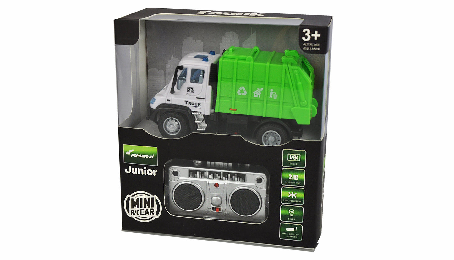 Mini Truck Müllabfuhr 1:64 RTR Green