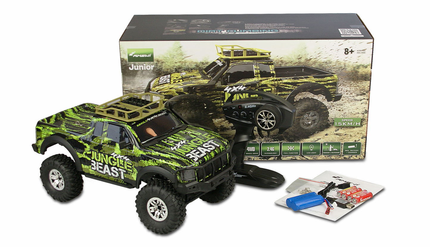 Dirt Climbing Beast Pick-up Crawler 4WD 1:10 RTR Black-Green