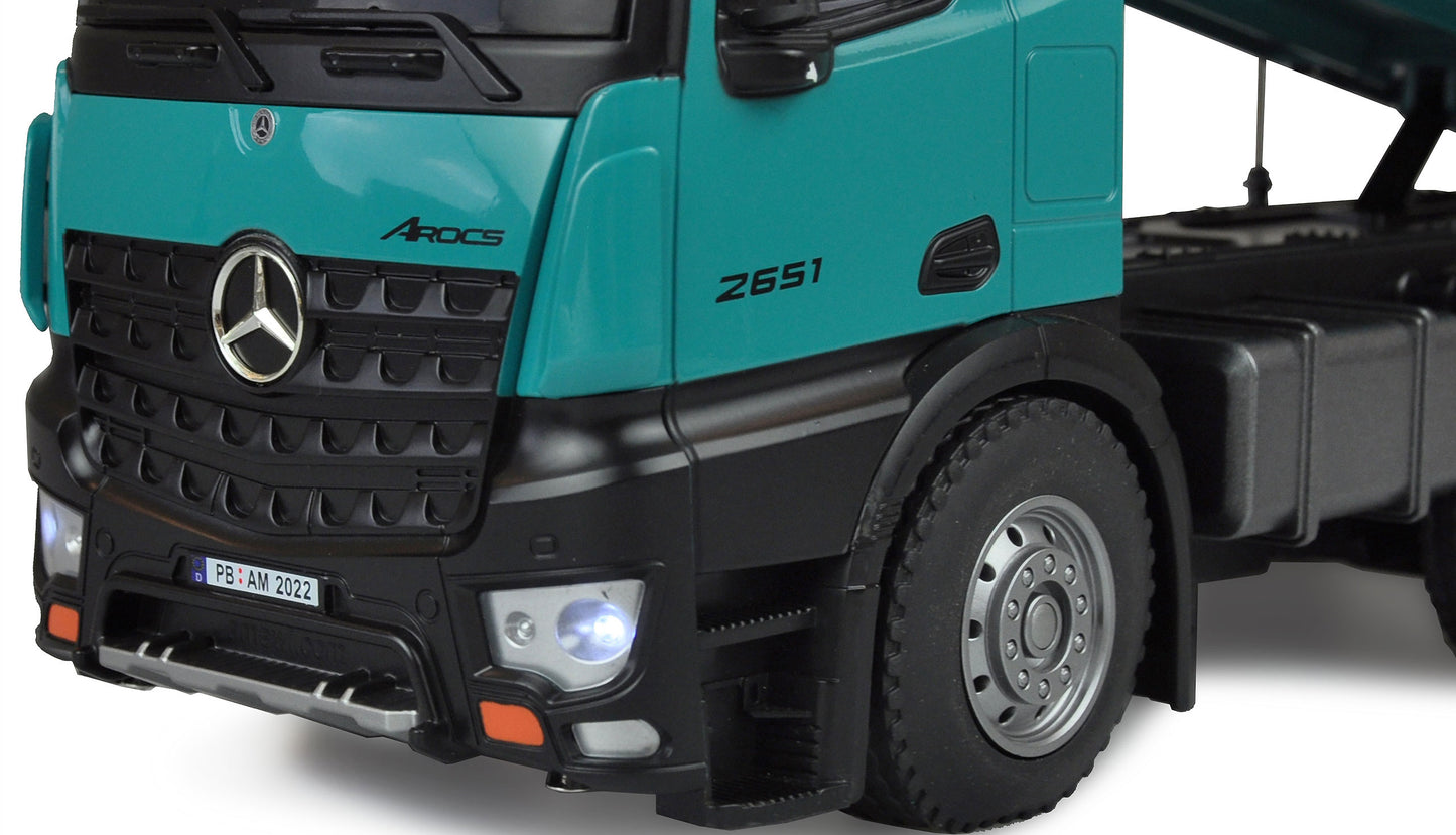 Mercedes-Benz Arocs Truck Kipper PRO Metal V2 1:14 RTR petrol