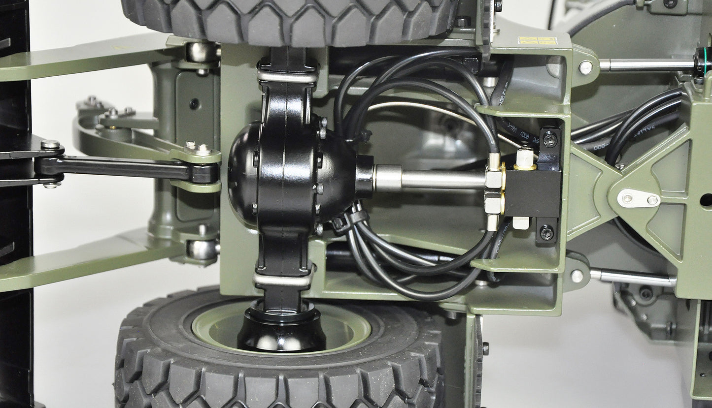 Hydraulik Militär-Wheel Loader G921H Vollmetall 1:16, RTR, olivgrün