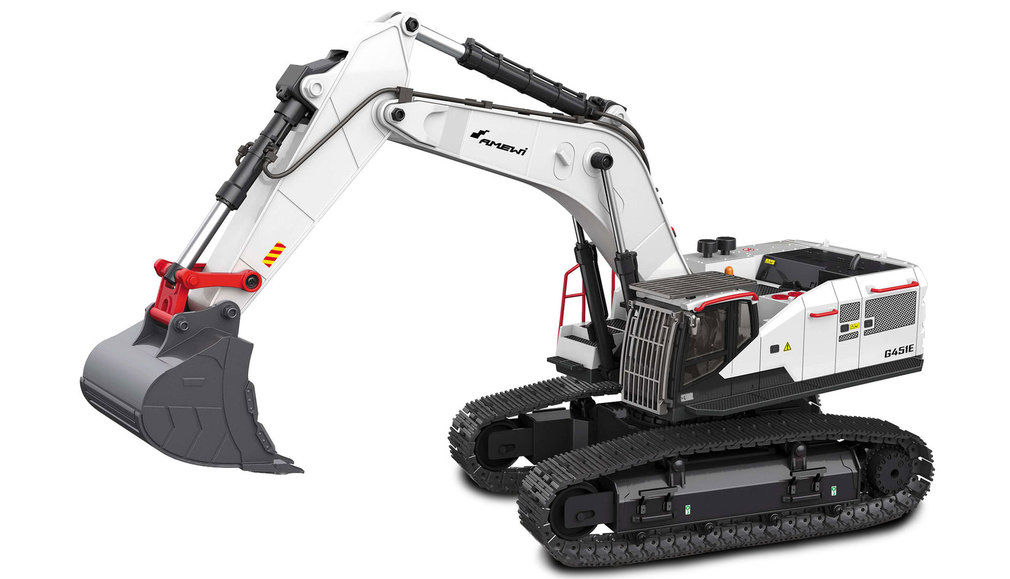 G451E Teilmetall Excavator 1:14 RTR White