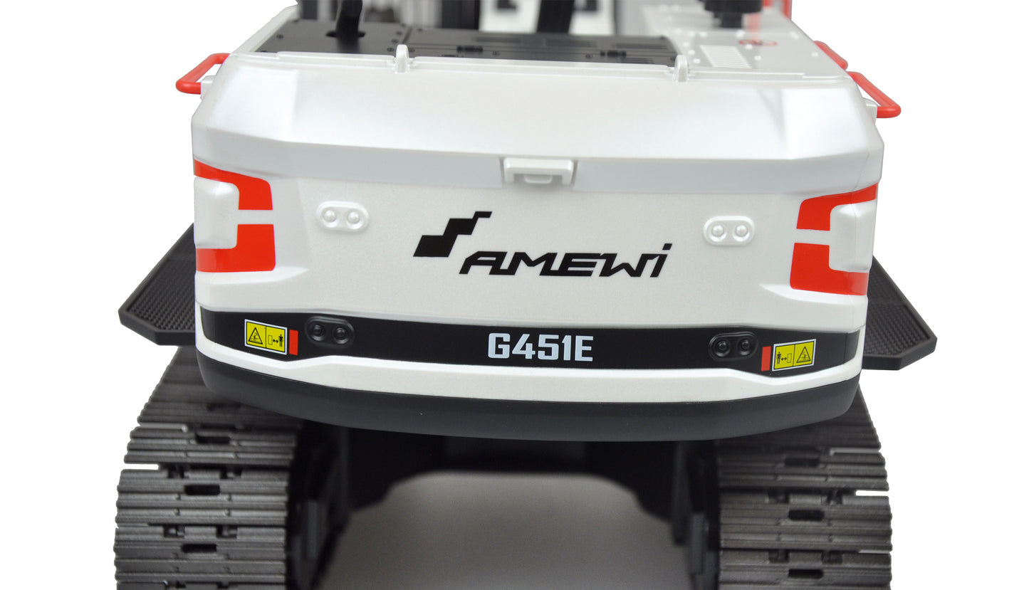 G451E Teilmetall Excavator 1:14 RTR White