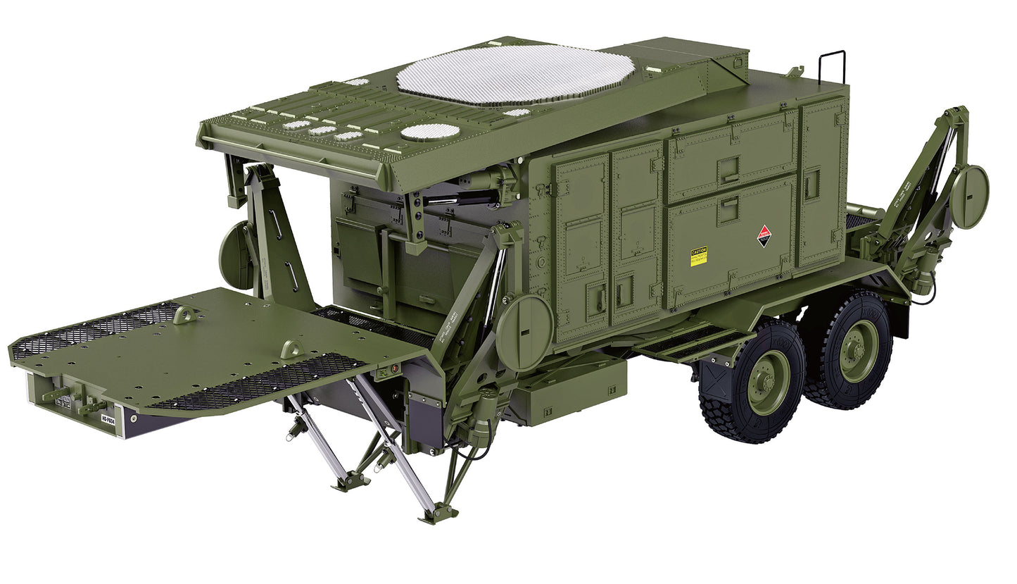U.S. M747 Sattelauflieger Radar 1:12 Kit Green