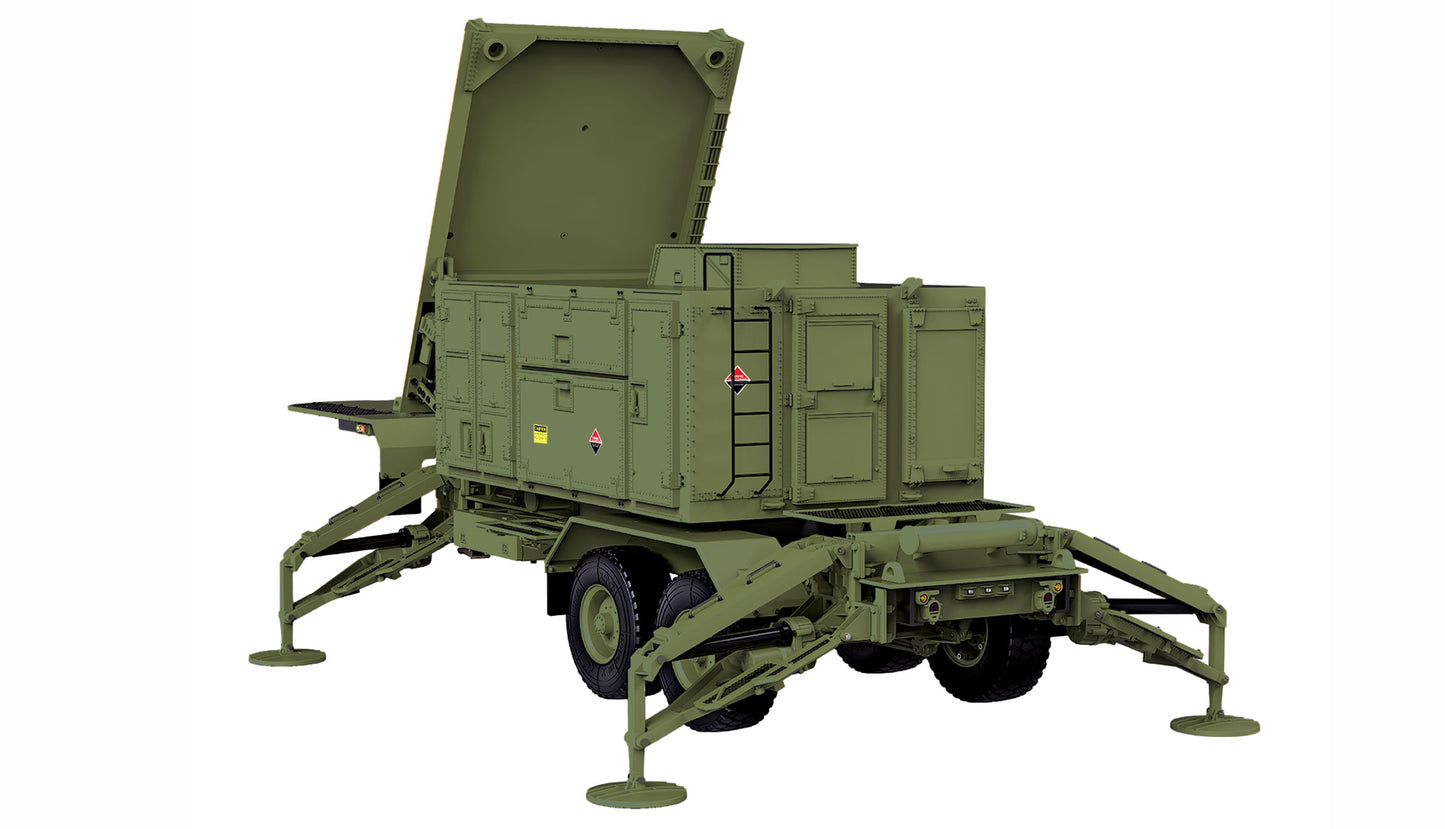 U.S. M747 Sattelauflieger Radar 1:12 Kit Green