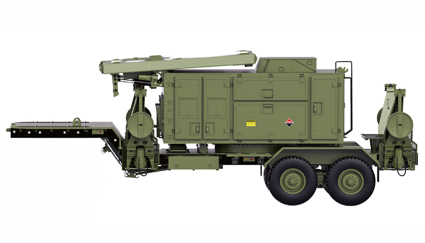 U.S. M747 Sattelauflieger Radar 1:12 Kit Green