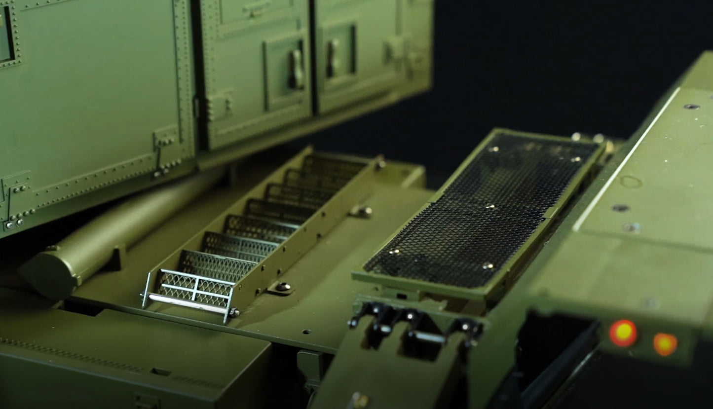 U.S. M747 Sattelauflieger Radar 1:12 Kit Green