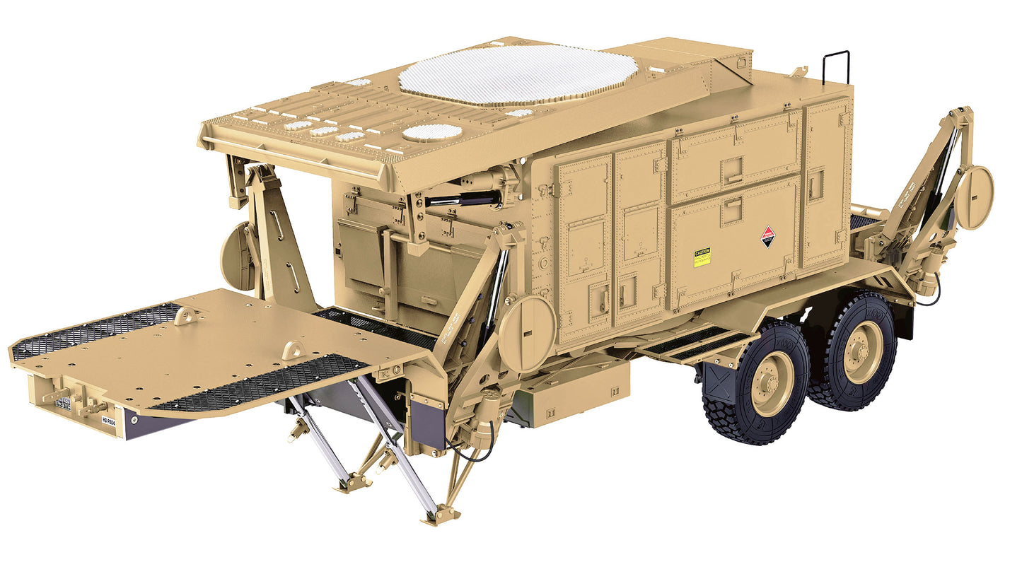 U.S. M747 Sattelauflieger Radar 1:12 Kit sand
