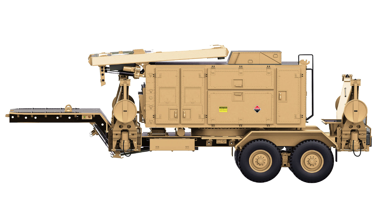 U.S. M747 Sattelauflieger Radar 1:12 Kit sand