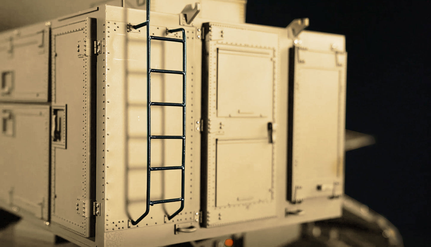 U.S. M747 Sattelauflieger Radar 1:12 Kit sand
