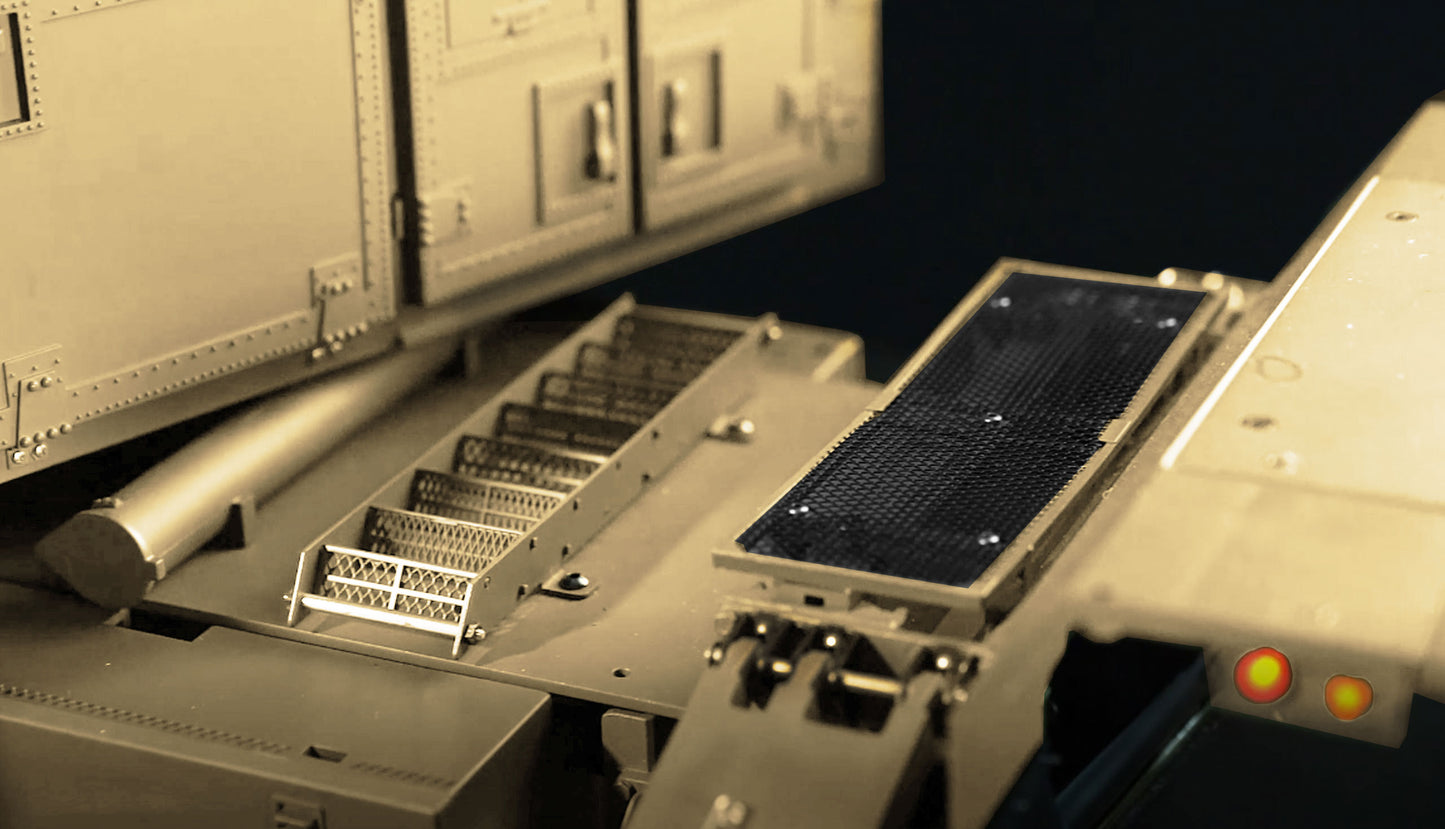 U.S. M747 Sattelauflieger Radar 1:12 Kit sand