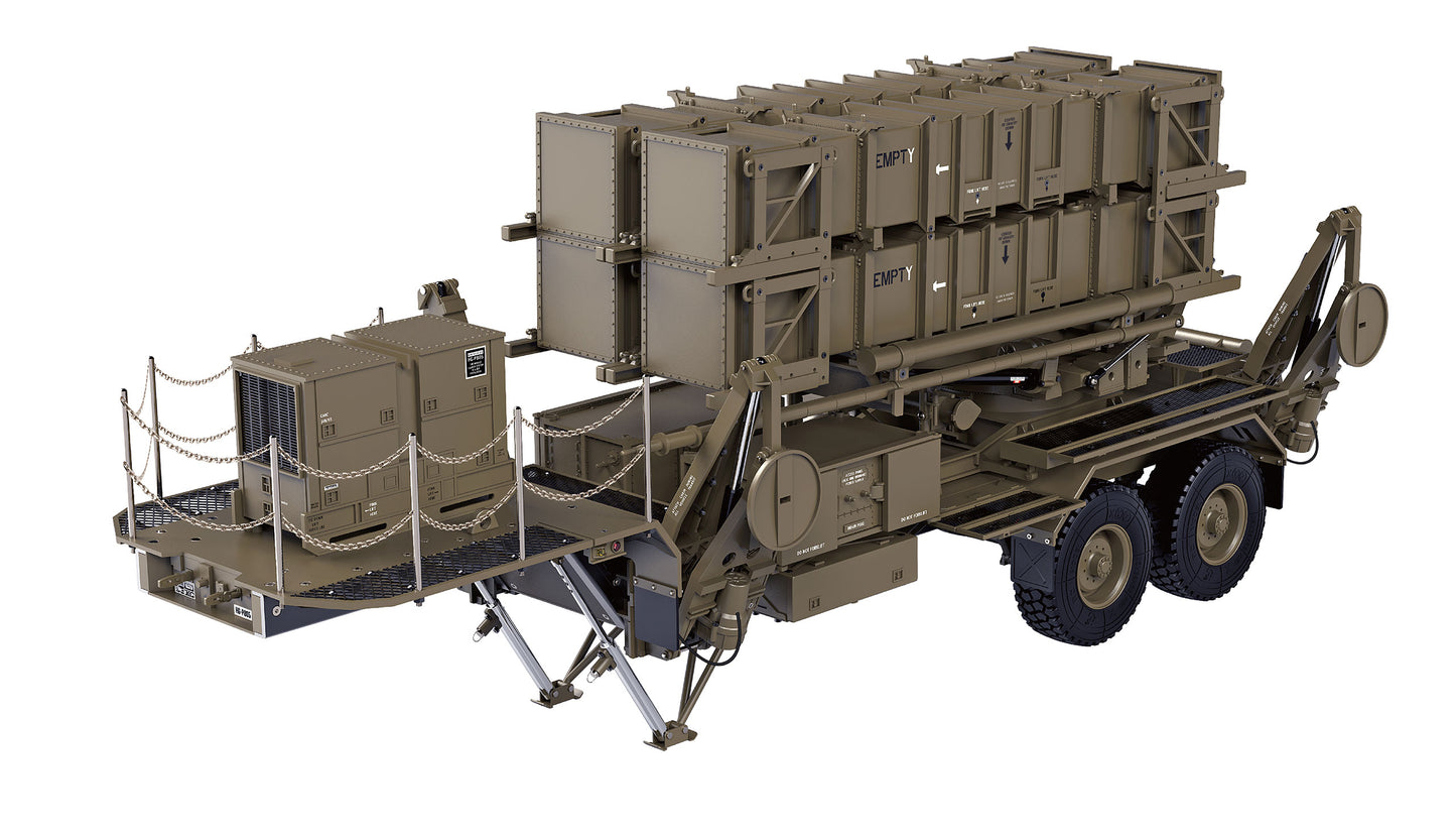 U.S. M747 Sattelauflieger Raketenwerfer 1:12 Kit Green