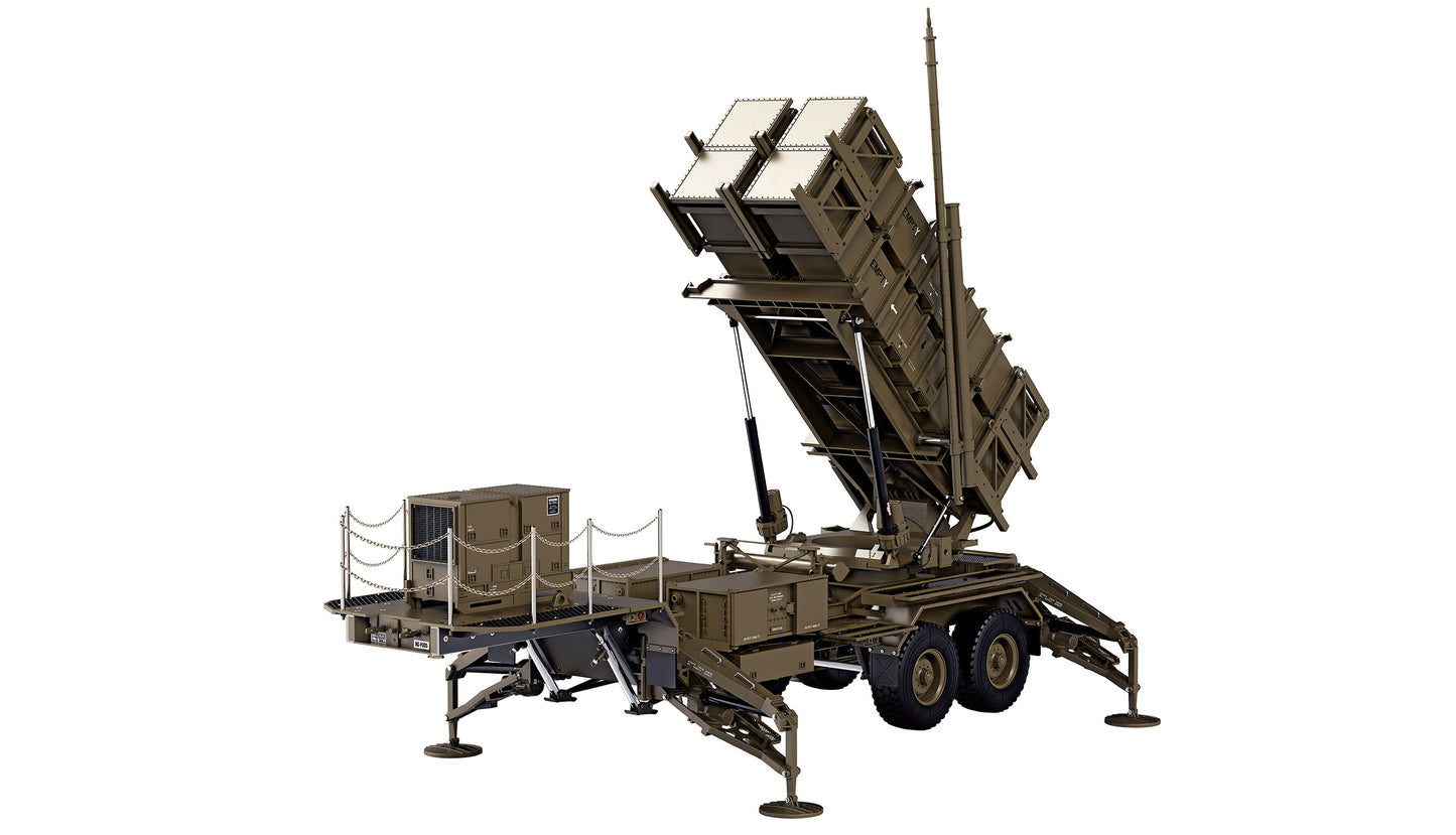 U.S. M747 Sattelauflieger Raketenwerfer 1:12 Kit Green