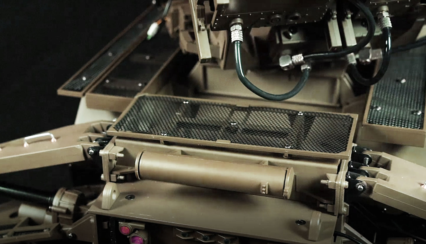 U.S. M747 Sattelauflieger Raketenwerfer 1:12 Kit sand