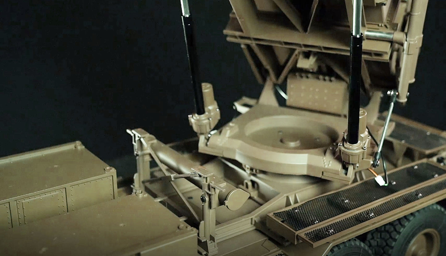 U.S. M747 Sattelauflieger Raketenwerfer 1:12 Kit sand