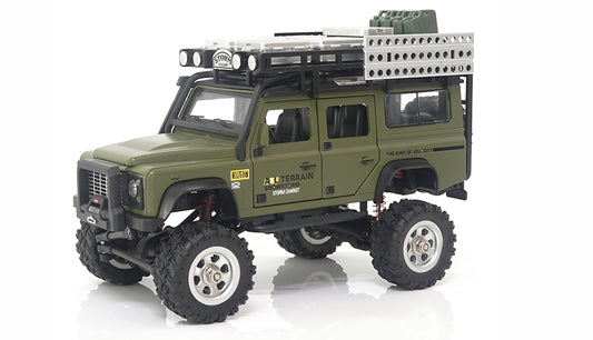 D90X28 Metal Scale Crawler 4WD 1:28 RTR Green