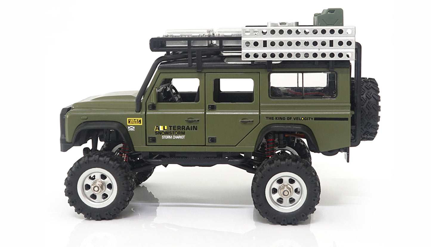 D90X28 Metal Scale Crawler 4WD 1:28 RTR Green