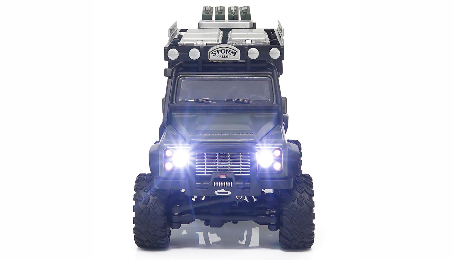D90X28 Metal Scale Crawler 4WD 1:28 RTR Green
